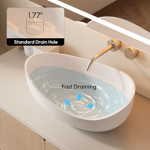 Weibath 22.44'' Oval Vessel Sink